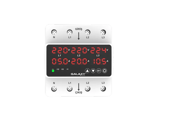 Galaxy D-380 Trifaze 63 AMPER Akım Kontrol Cihazı ürün görseli 1