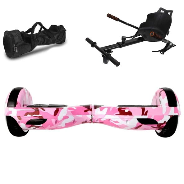 Citymate Elektrikli Kaykay Hoverboard Akıllı Denge 6.5 Inch + HoverKart + Çanta EXTREM PAKET D05 ürün görseli 1