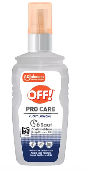 OFF Sinekkovar Pro Care Vücut Losyon 100 ml ürün görseli 1