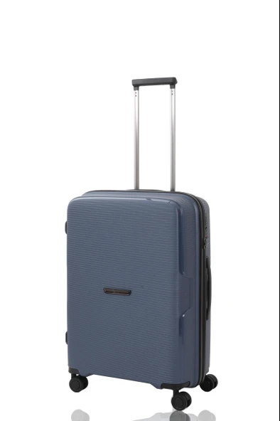 V2408 POLİCARBON VALİZ SİYAH SET - Resim 9