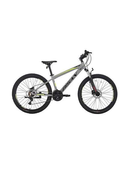 BİSAN COOPER 26" MD-25 AÇIK GRİ SİYAH/SARI Dağ Bisikletleri ürün görseli 1