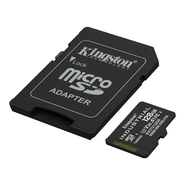 Kingston SDCIT2/128GB microSDHC Industrial C10 A1 pSLC Ca - Resim 2