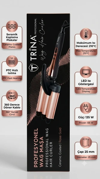 Trina Wag Saç Maşası (25 Mm) 0086 ürün görseli 1