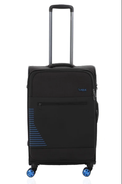 V2412 SUPER LIGHT VALİZ GRİ SET - Resim 2