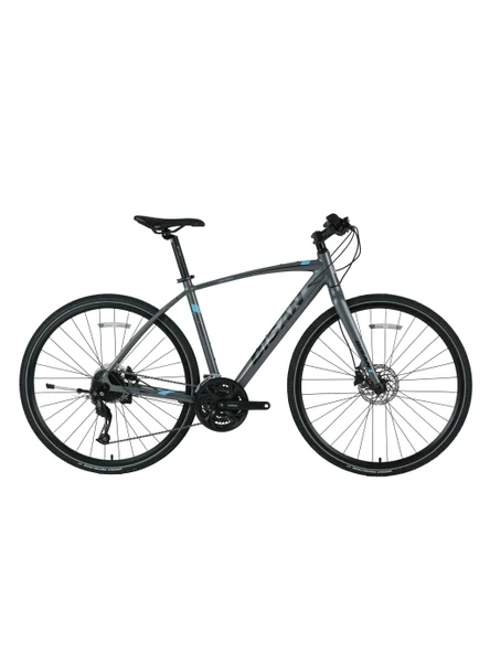 BİSAN TRX 8600 ALTUS ERKEK ŞEHİR BİSİKLETİ 50CM HD 28 JANT 27 VİTES METALİK GRİ MAVİ ürün görseli 1
