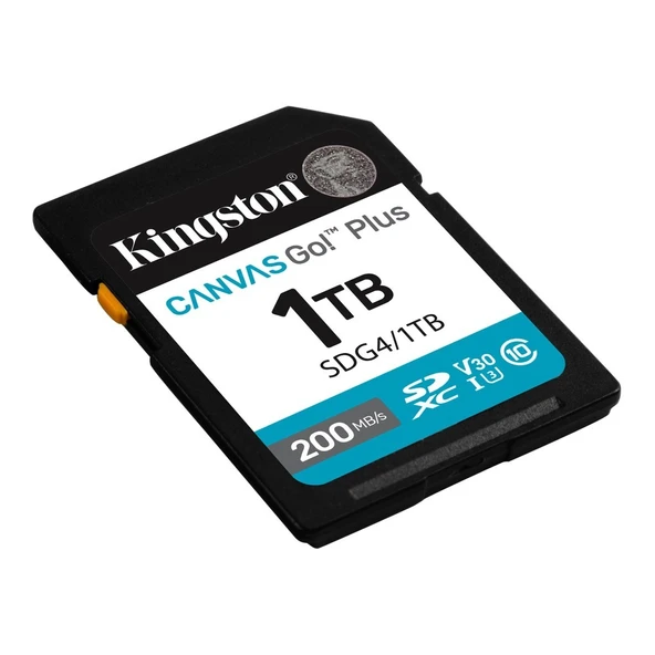Kingston SDG4/1TB Canvas Go Plus SDXC SD Gen4 - Resim 2