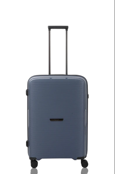 V2408 POLİCARBON VALİZ SİYAH SET - Resim 8