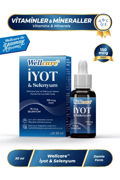 Wellcare İyot&Selenyum Oral Damla 30 Ml ürün görseli 1
