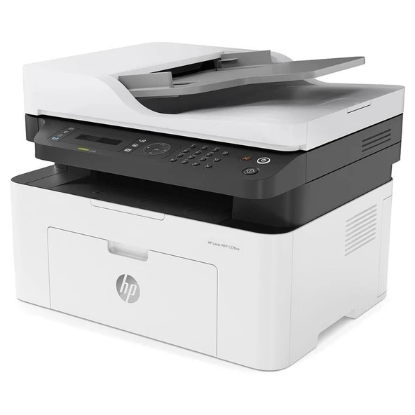 HP 137FNW Mono Laser Yazıcı, Tarayıcı, Fotokopi, Fax, Wi-Fi (4ZB84A) ürün görseli 1