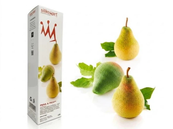Silikomart Pera & Fico 115 - Profesyonel Meyve Şekilli 3D Silikon Kalıp Seti ürün görseli 1