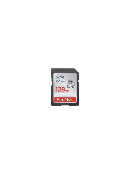 SanDisk Ultra 128GB SDXC Hafıza Kartı 100 MB/s Hız ve Uyumlu Sertifikalar ile Ultra Performans Teşhir ürün görseli 1