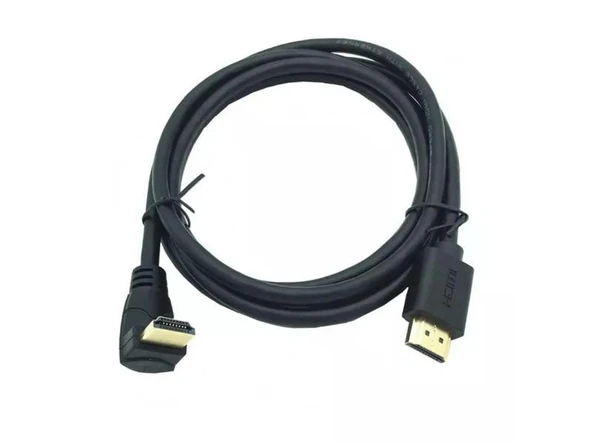3 Metre Hdmi L Kablo 90 Derece HDMI Dirsek Hdmi Kaliteli ürün görseli 1