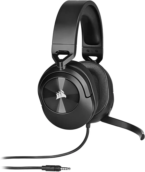 Corsair HS55 Surround CA-9011265-EU Siyah 7.1 Kablolu Kulak Üstü Oyuncu Kulaklığı ürün görseli 1