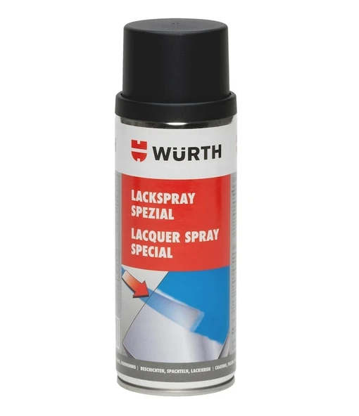 Würth 650°C Isıya Dayanıklı Mat Siyah Boya 400ML ürün görseli 1