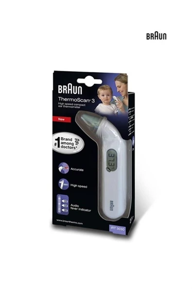 BRAUN Irt3030 Kulaktan Ateş Ölçer - Resim 3
