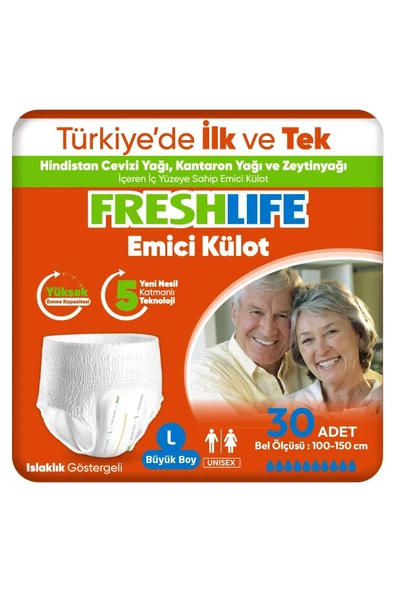FRESHLİFE Large Emici Külot 30’lu ürün görseli 1