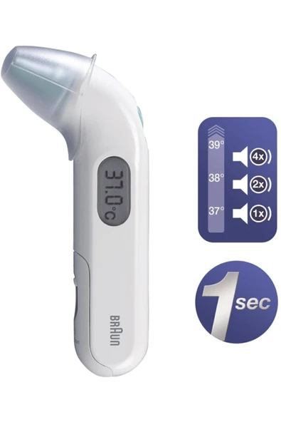 BRAUN Thermoscan 3 Irt 3030 Kulaktan Ateş Ölçer ürün görseli 1