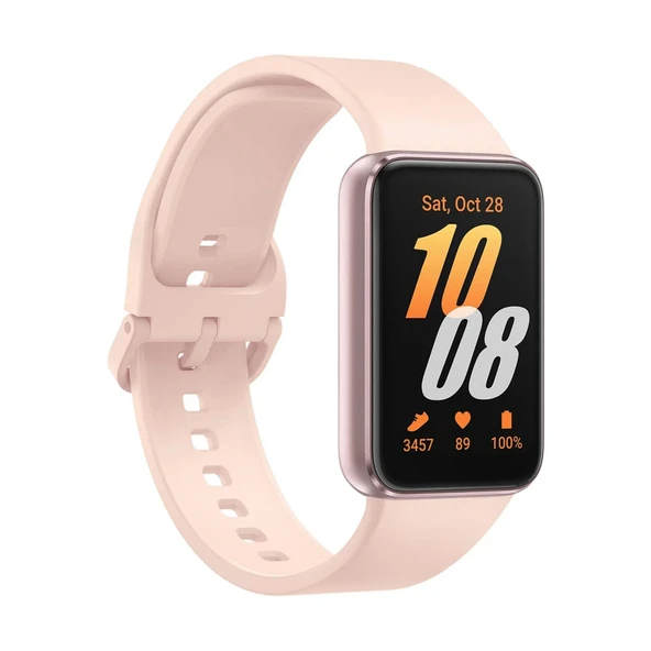 Samsung Galaxy Fit 3 Pembe Akıllı Bileklik - Resim 4