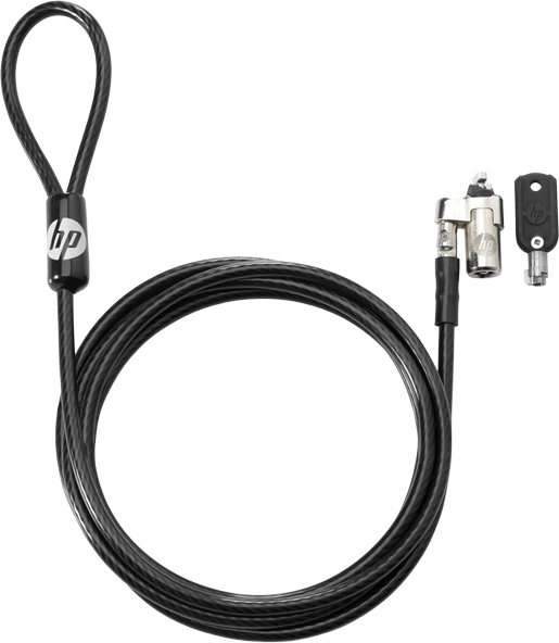 HP Master Keyed Cable Lock T1A63AA 10mm 183cm Anahtarlı Kablo Kilidi NA ürün görseli 1
