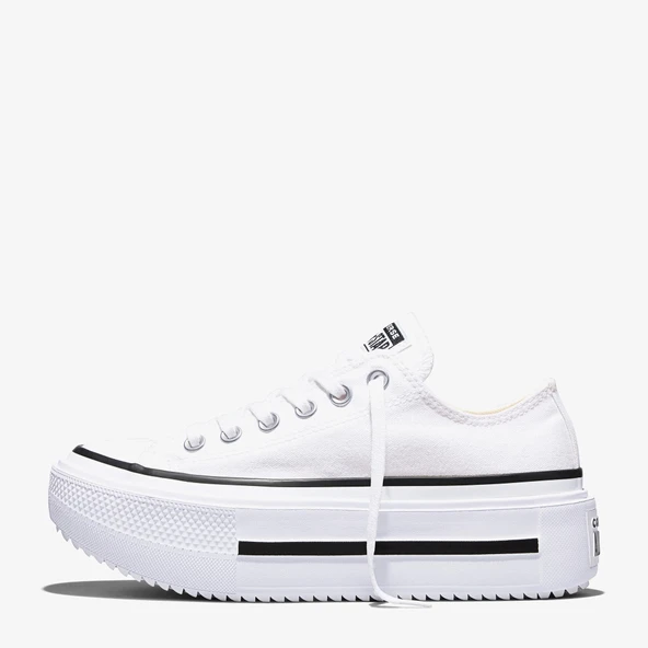 Converse Chuck Taylor All Star Lift Double Stack Unisex Beyaz Sneaker - Resim 4
