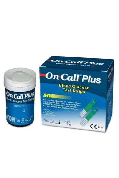 ON CALL PLUS One Call Plus Kan Şekeri Test Çubuğu 50 Adet ürün görseli 1