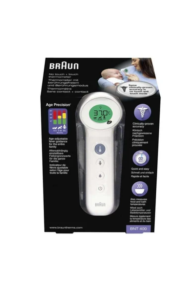 BRAUN Bnt400 Temassız Alından Ateş Ölçer - Resim 4