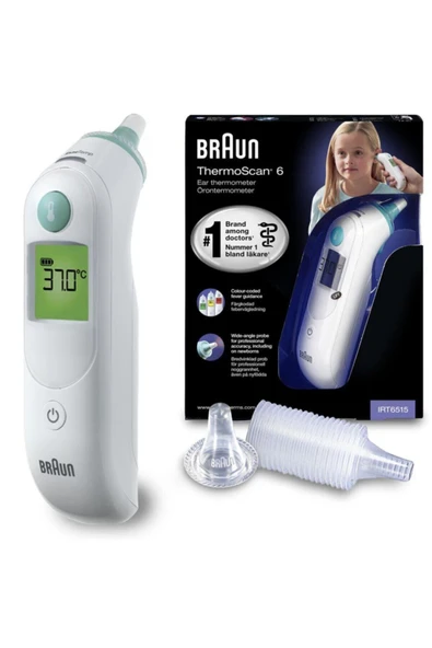 BRAUN IRT-6515 Thermoscan 6 Kulaktan Ateş Ölçer ürün görseli 1