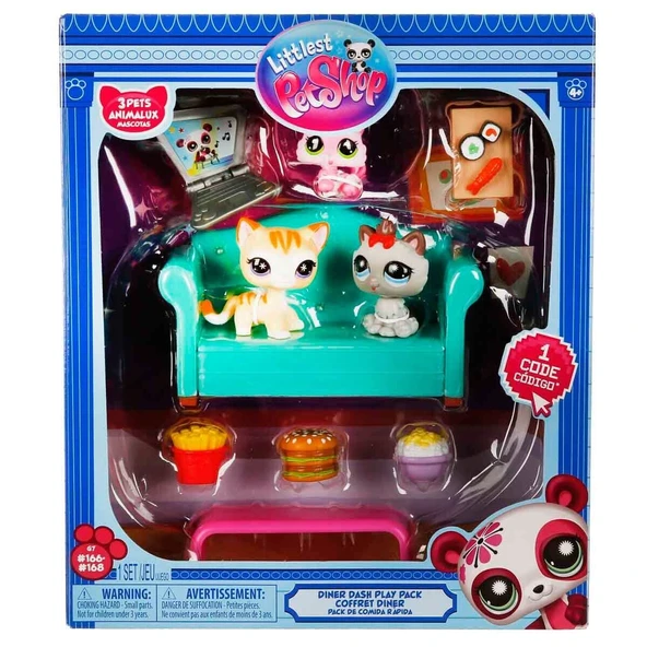 6360 SUN-Littlest Pet Shop Minişler Lokanta Oyun Seti ürün görseli 1