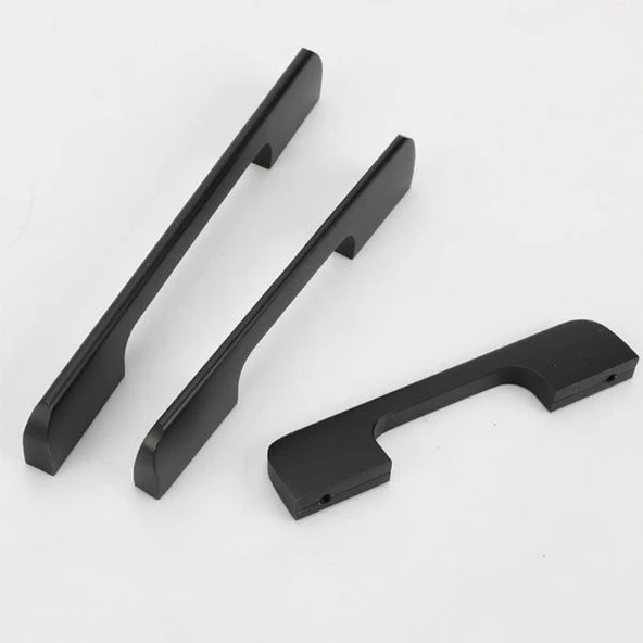 Marelli VENTO BLACK siyah 128 mm mobilya dolap kulbu - Resim 10
