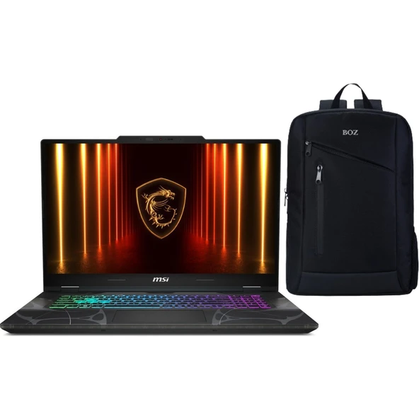 Msı Cyborg 17 B13WFKG-091XTR Intel Core I7 13620H 32GB 1tb SSD RTX5060 Windows 11 Pro 17.3" Fhd 144Hz Taşınabilir Bilgisayar +Boz Çanta Hediye ürün görseli 1