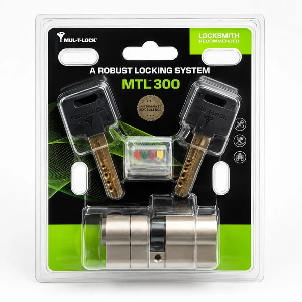 Mul-t-lock multilock, multlock integratör MTL300 İKİLİ SET - TUZAKLI patentli anahtarlı barel ürün görseli 1