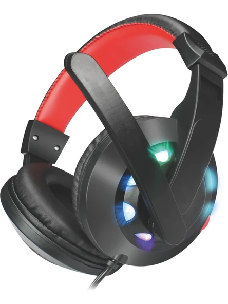 Valor Rogue 40MM Surround Sürücülü Ergonomik Kulaküstü Gaming Oyuncu Kulaklığı - Siyah ürün görseli 1