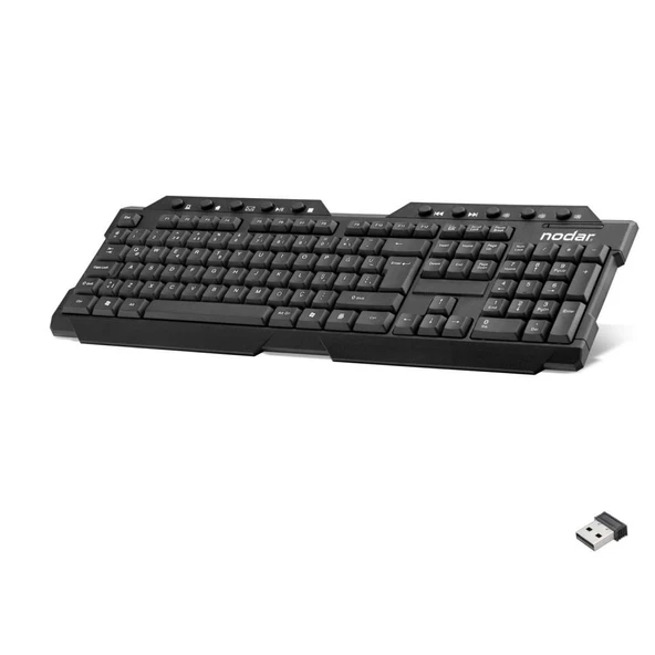 Wıreless Multımedıa Klavye Q Siyah ND864 ürün görseli 1