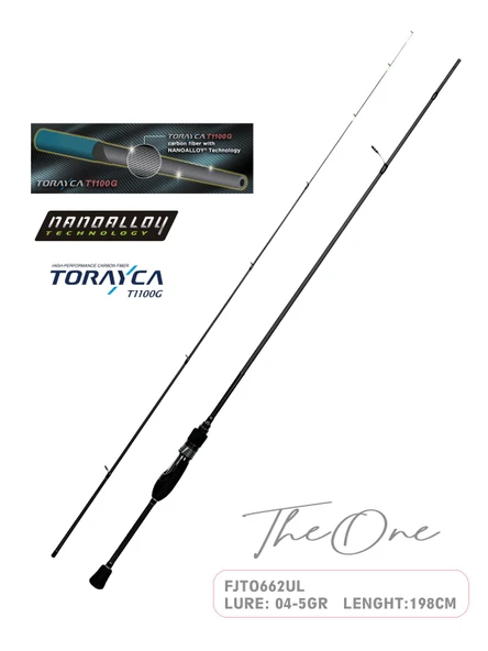 Fujin TheOne 198cm 04-5gr LRF Kamışı 662UL ürün görseli 1