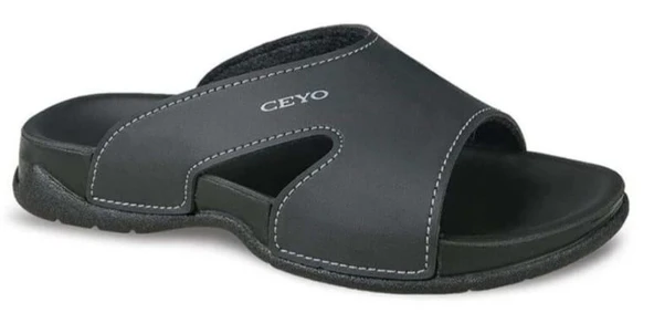 Ceyo Bello-4ı Siyah Ortopedik Erkek Çocuk Terlik ürün görseli 1