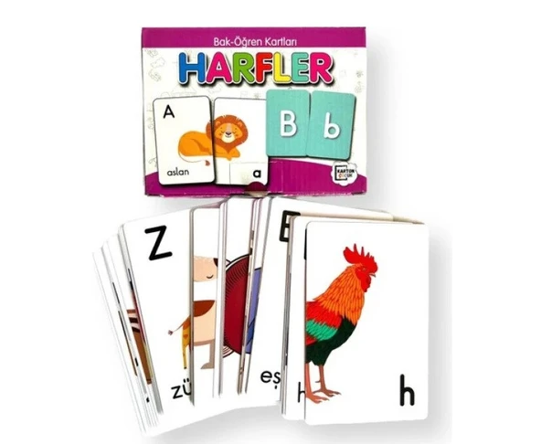 Bak Öğren Kartları Harfler 4e Karatay Çocuk ürün görseli 1
