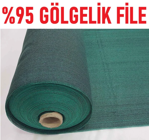 %95 Gölgelik File 1m x 50m Bahçe Çit Örtüsü Meyve Ağacı Örtüsü ürün görseli 1