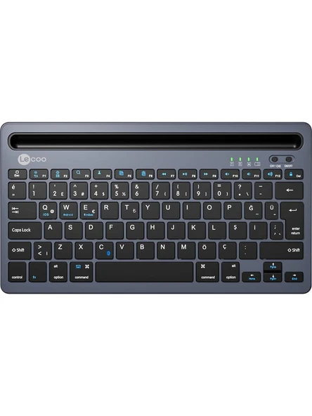 Lenovo Lecoo BK100 Gri TKL Kablosuz Klavye ürün görseli 1