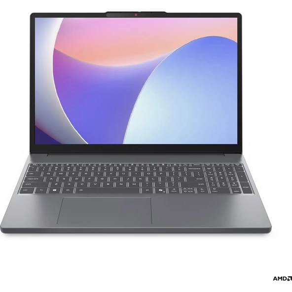 Ideapad Slim 3 AMD Ryzen 5 7535HS 16GB 512GB SSD Freedos 15.3" Taşınabilir Bilgisayar 83K7009ETR ürün görseli 1
