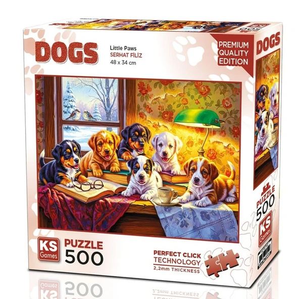 Ks Games Puzzle 500 Little Paws 20091 ürün görseli 1