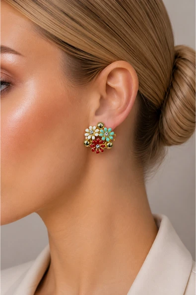 Amélie Summer Luxury Küpe ürün görseli 1