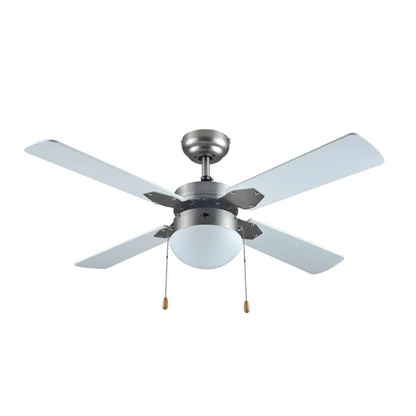 Vanti  60W 42'' Gümüş Metal Tavan  Avizeli 4 Kanatlı Vantilatör KCF283 ürün görseli 1