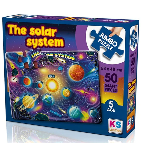 Ks Games Puzzle 50 Parça Planets Of Solar System Jumbo JP 31014 ürün görseli 1