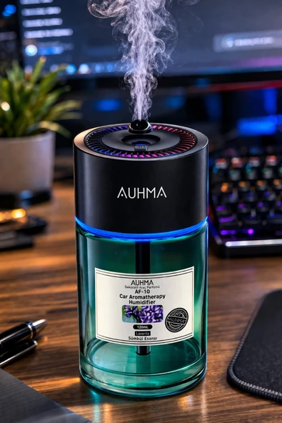 Auhma AF-10 Araç İçi Hava Nemlendirici & Koku Makinesi En Counter Esansı – 120ml Aromaterapi Difüzör Araç Kokusu ürün görseli 1