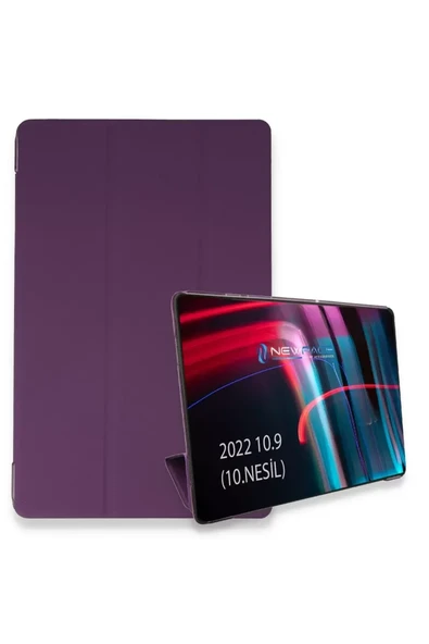 Newface Apple iPad 2022 10.9 (10.nesil) Kılıf Tablet Smart Kılıf - Mor ürün görseli 1
