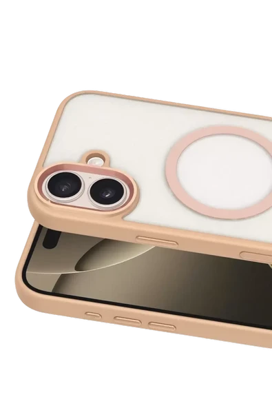 Joko Apple iPhone 17 Terea Magsafe Kapak - Pembe - Resim 2