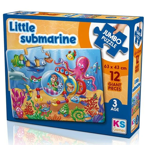 Ks Games Little Submarine Jumbo Puzzle 12 Prç. Jp 31006 ürün görseli 1
