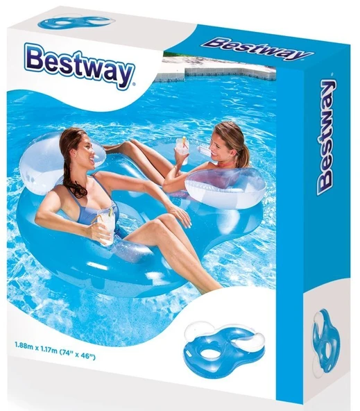 Deniz Yatağı 2 Kişilik Güneşlenme Koltuğu 188X117Cm Bestway 43009 ürün görseli 1