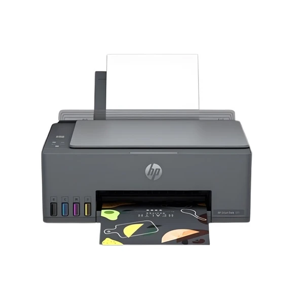 HP Smart Tank 581 4A8D4A Wi-Fi + Tarayıcı + Fotokopi Renkli Çok Fonksiyonlu Tanklı Mürekkep Püskürtmeli Yazıcı ürün görseli 1