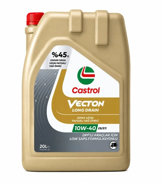 CASTROL VECTON LONG DRAIN E8/E11 10W-40 20 Litre ürün görseli 1